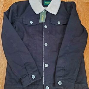 Men's NWT black canvas jacket